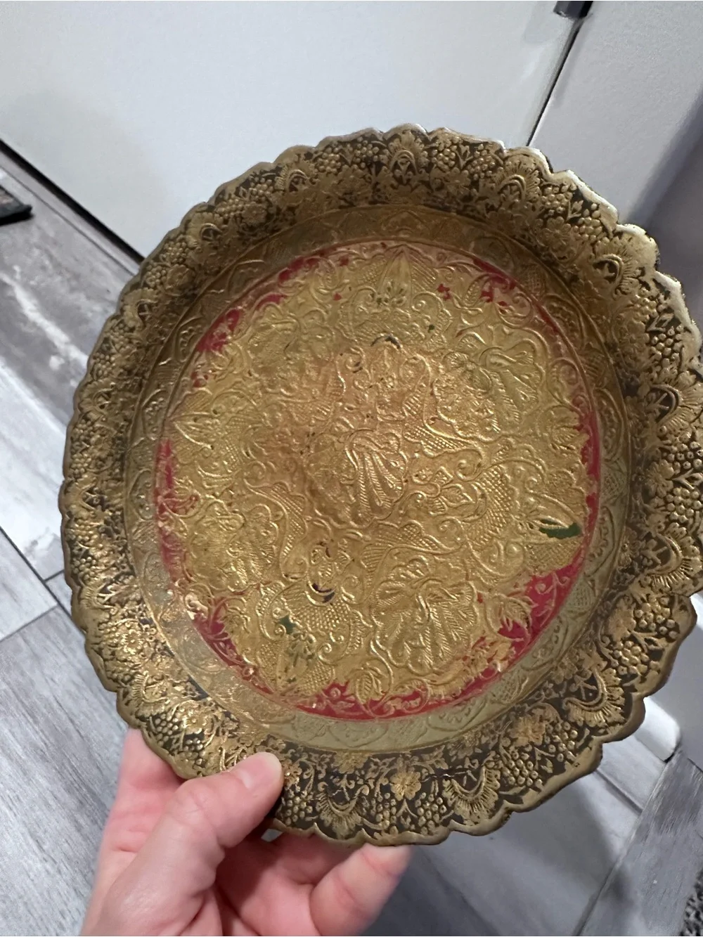 Ornate Decorative Brass plate